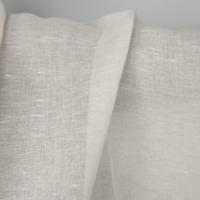 Puslininis audinys pieno baltumo (gelsvai baltas)