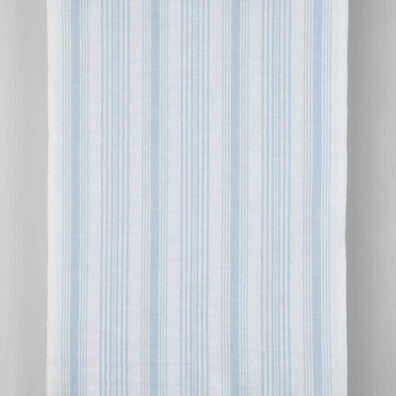 Puslininis rankšluostinis audinys melsvomis juostelėmis