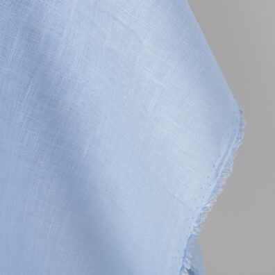 Lininis audinys blyškiai mėlynas 150cm pločio