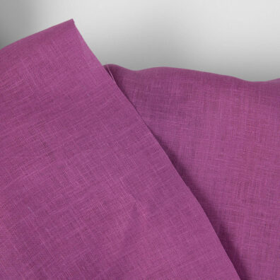 Lininis audinys sodrios rožinės spalvos 150cm pločio