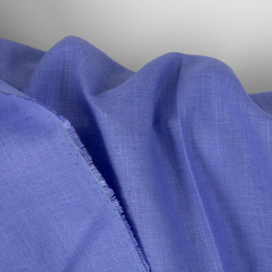 Lininis audinys mėlynos spalvos 150cm pločio