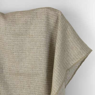 Lininis audinys žalias gėlyčių raštu 180cm pločio