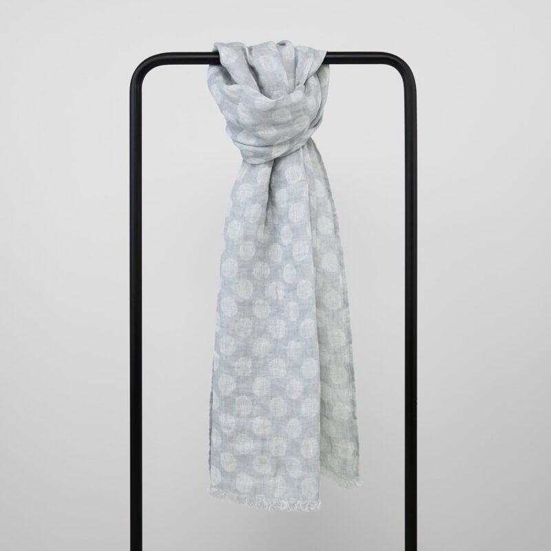 ZINA lininis &scaron;viesiai pilkas &scaron;alikas