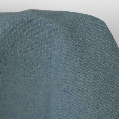 Puslininis audinys žalsvas-mėlynas melanžinis 150cm pločio