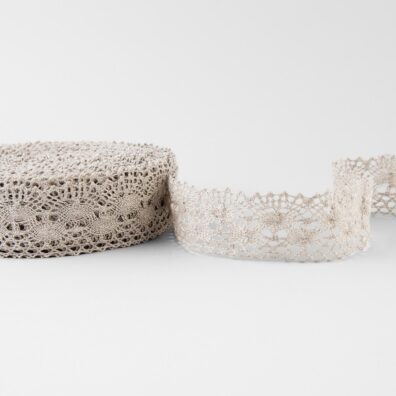 Lininis nėrinys natūralios spalvos Nr. 75