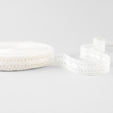 Lininis nėrinys pieno baltumo Nr. 96