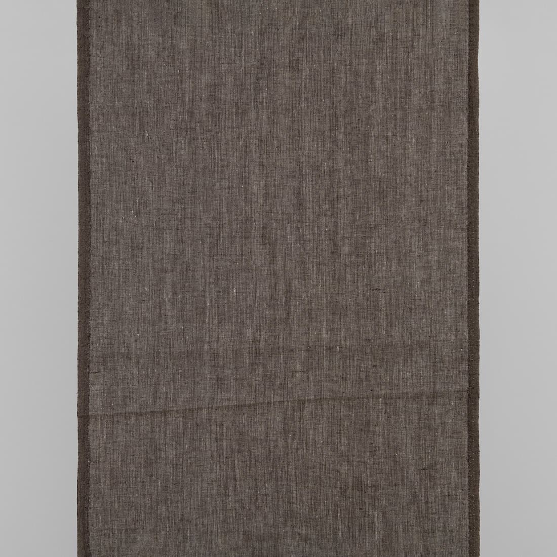 Lininis rankšluostinis audinys ruda ir natūrali melanžas