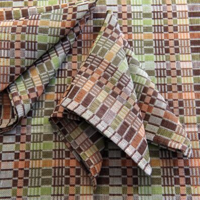 VIOLA ruda žalia servetėlė, deranti prie staltiesės