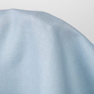 Lininis audinys blyškiai pilkšvai melsvas „vaflinis“