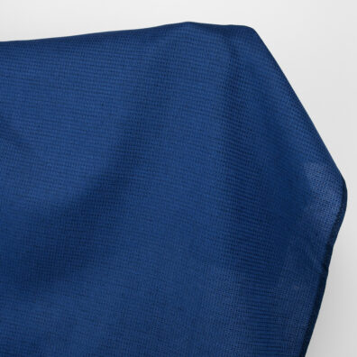 Puslininis vilnos audinys tamsiai mėlynas ir juodas „vaflinis“