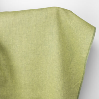 Lininis audinys gelsvos ir žalios melanžas