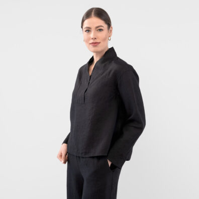 MAE juoda palaidinė, lininė