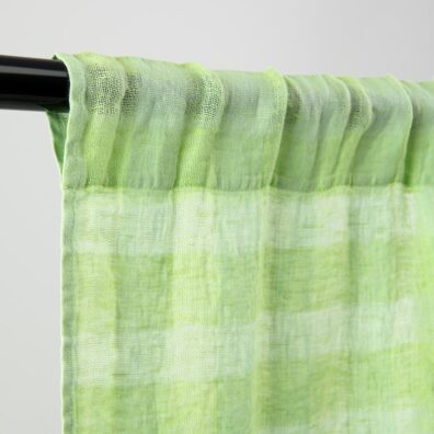 KORI užuolaida žalia užuolaida su kanalu karnyzui perverti