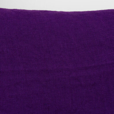 Lininis audinys tamsiai ryškiai violetinis, skalbtas, lygus