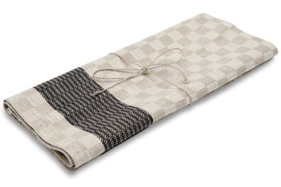 Szara ścierka kuchenna „Buk”.