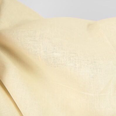 Gładko tkana tkanina 100% lniana.