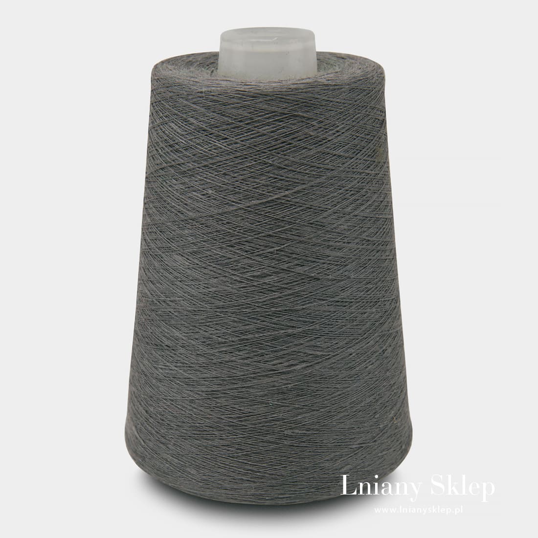 Ciemnoszara Przędza Lniana