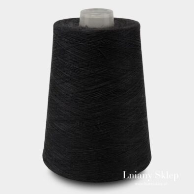 Czarna przędza lniana 12(1)