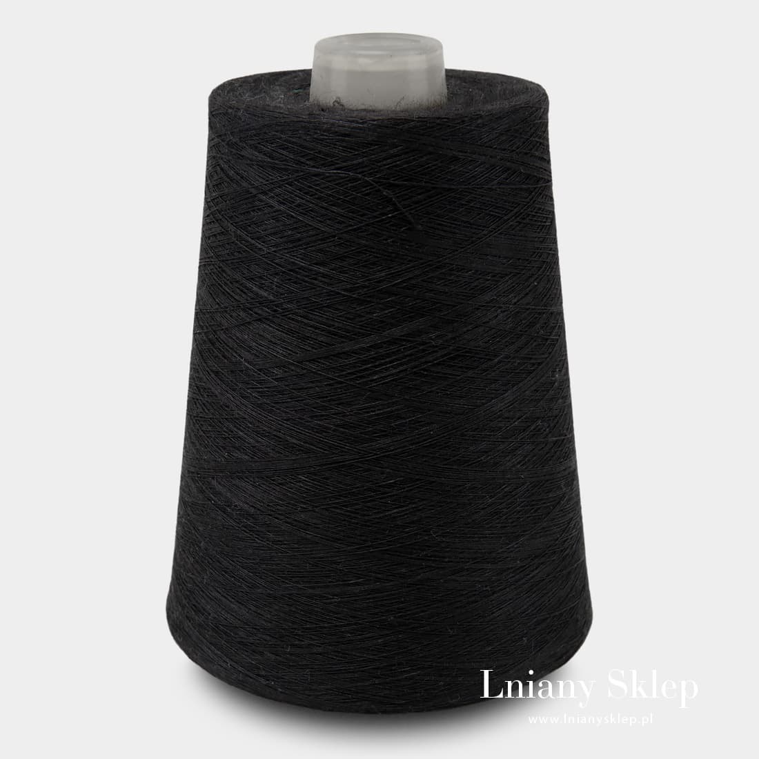 Czarna przędza lniana 12(1)