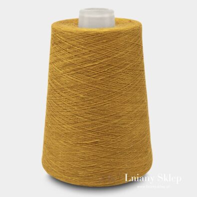 Przędza lniana złota ochra 6(11)