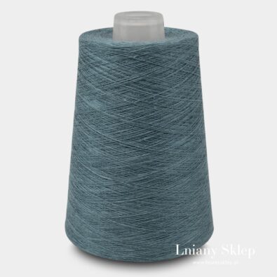 Przędza lniana szary błękit 2(7)