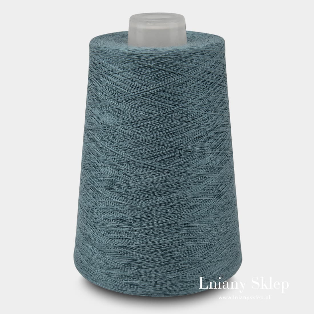 Przędza lniana szary błękit 2(7)