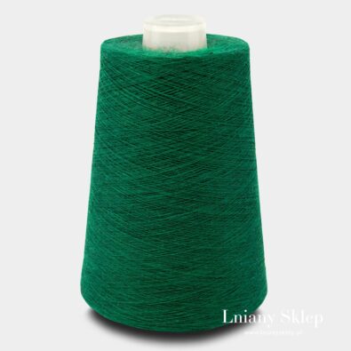 Przędza lniana butelkowa zieleń 4(9)