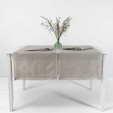 NORA szary bieżnik stołowy