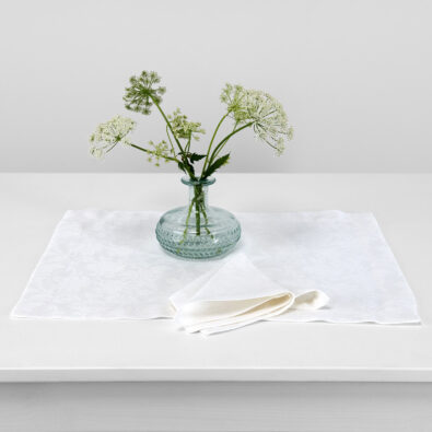 FLORA biała podkładka stołowa