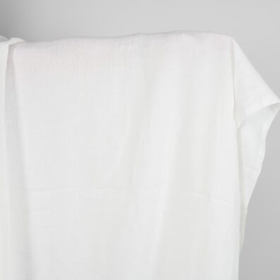 Prana mlecznobiała tkanina lniana