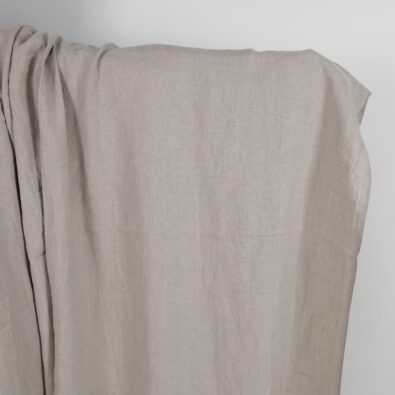 Prana tkanina lniana szara