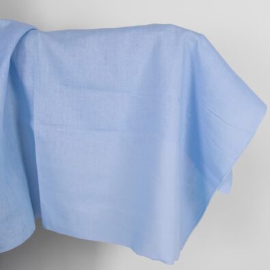 Niebieska tkanina lniana