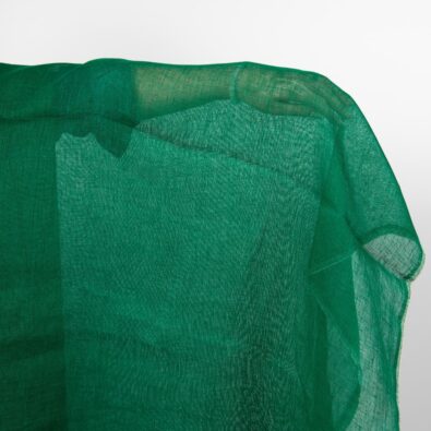 Tkanina zielony len.