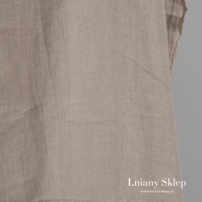 Prana szara tkanina lniana