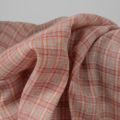 Len w czerwoną kratkę