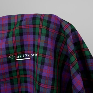 Lniano-bawełniana tkanina jest gęsta, średnio ciężka. Jaskrawa klasyczna tkanina-dobry wybór na szycie wielu tekstyliów domowych.