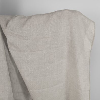 Jasna tkanina szara w ażurową kratkę