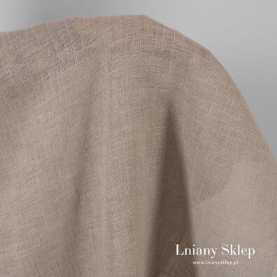 Szarawe płótno lniane