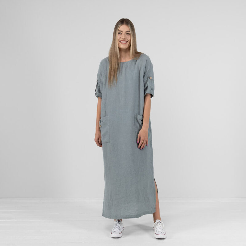 MAROCCO niebieskawa sukienka