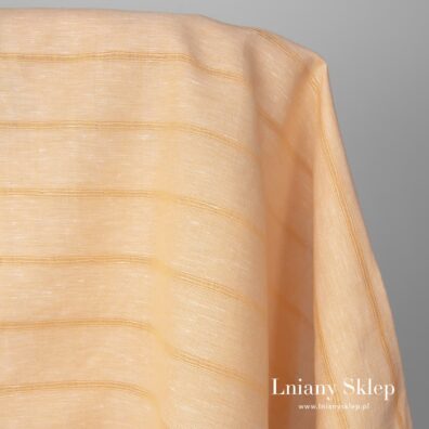 Żółta tkanina na firanki i in. lekkie produkty.