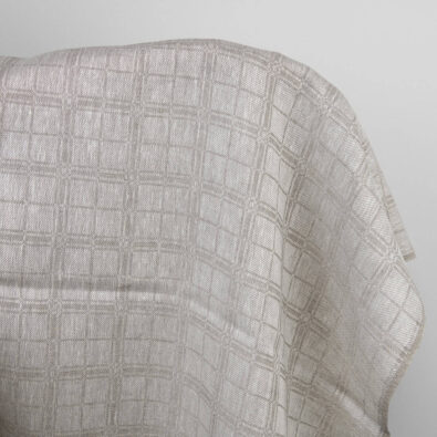 Szary len w szarą kratkę