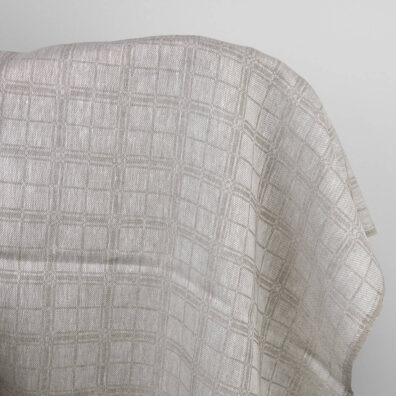 Szary len w szarą kratkę