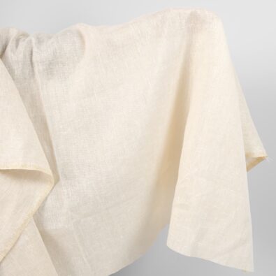 Lniana tkanina złocisty połysk.