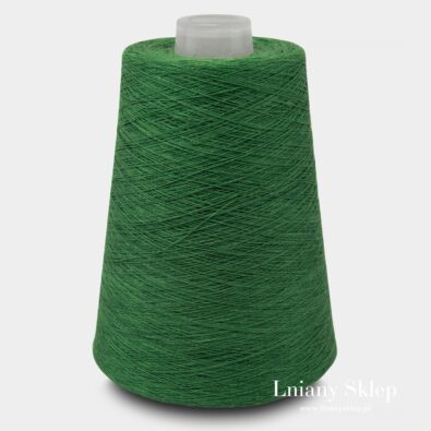 Przędza Lniana Zielony Świerk