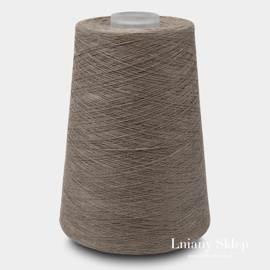 Przędza Lniana Brązowy Len