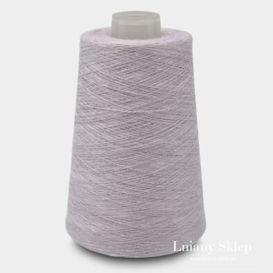 Jasna lawendowa przędza lniana 3(12)