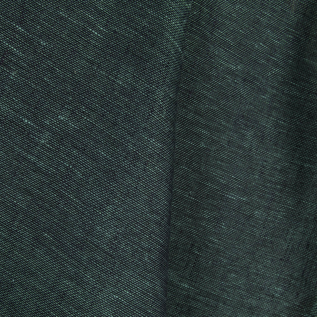 Lniana tkanina przeźroczysta ciemna zielona.