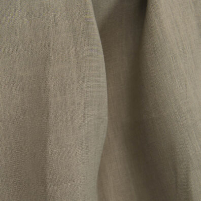 Tkanina lniana szara zieleń.