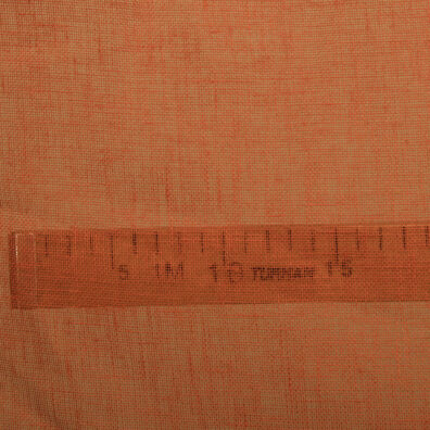 Lniana tkanina przeźroczysta czerwona.