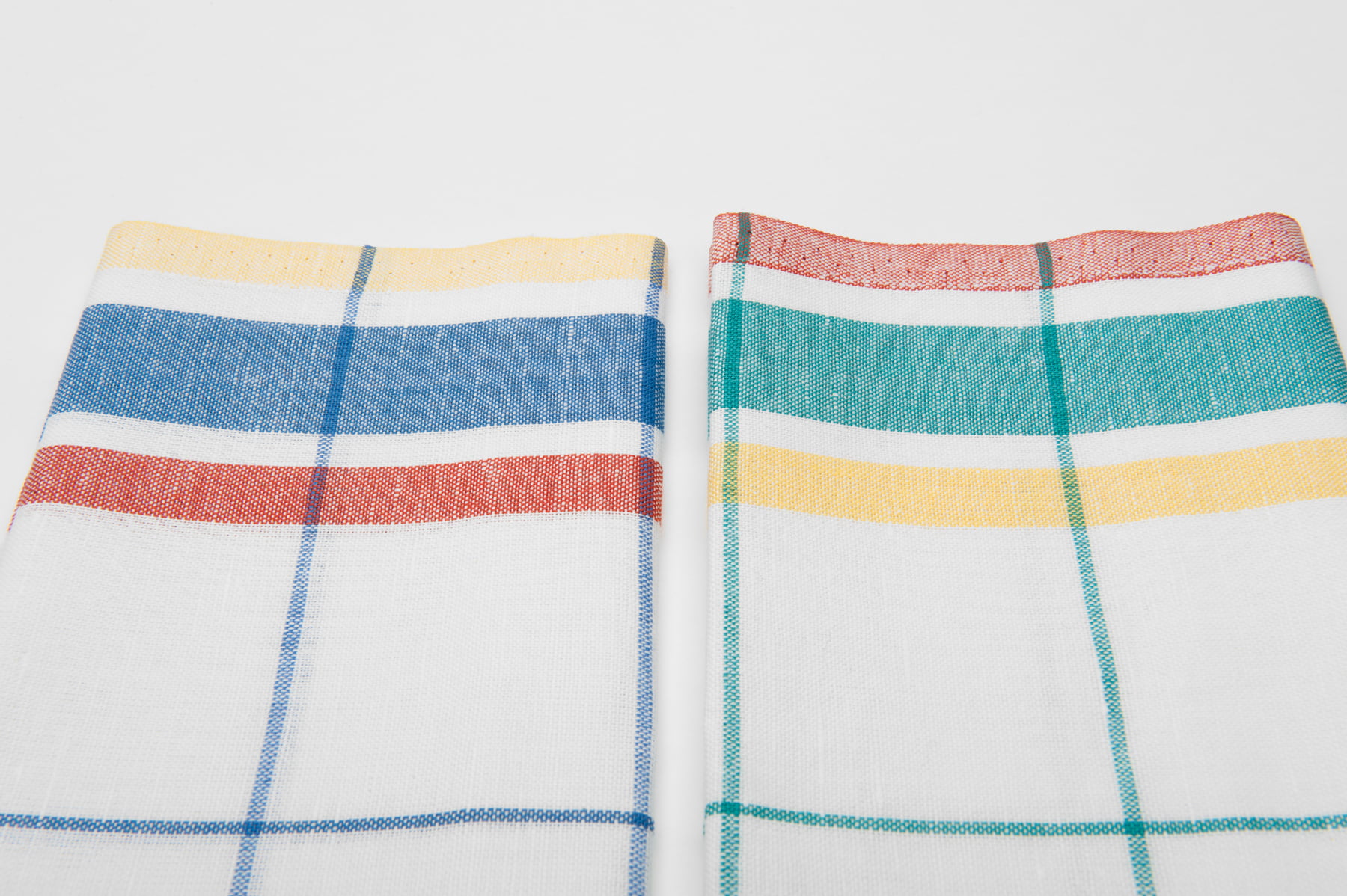 Komplet ściereczek kuchennych w kolorowe paski.